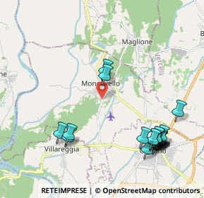 Mappa Via Villareggia, 13040 Moncrivello VC, Italia (2.4935)