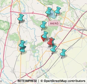 Mappa Via Villareggia, 13040 Moncrivello VC, Italia (7.08308)