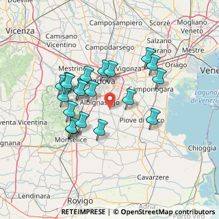 Mappa Via Cavour, 35020 Legnaro PD, Italia (12.7955)