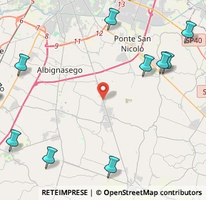 Mappa Via Cavour, 35020 Legnaro PD, Italia (7.2595)