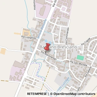 Mappa Via Martinengo, 13, 25020 Bassano Bresciano, Brescia (Lombardia)