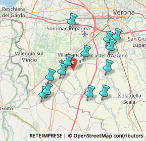 Mappa Via Sandro Pertini, 37060 Mozzecane VR, Italia (7.02923)