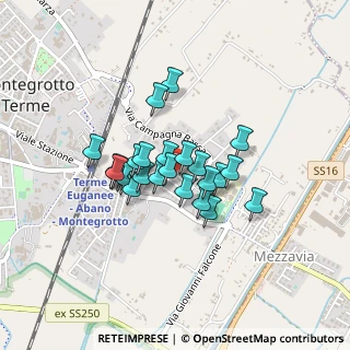 Mappa Via Don Minzoni, 35036 Montegrotto Terme PD, Italia (0.3)