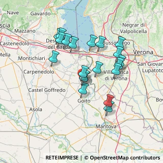 Mappa Via del Tricolore, 46049 Volta Mantovana MN, Italia (12.807)