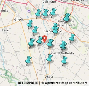 Mappa Via Canove, 25010 Visano BS, Italia (6.7955)