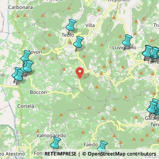 Mappa Via Ronco, 35037 Teolo PD, Italia (3.7375)