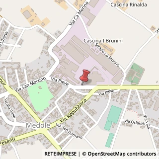 Mappa Via Giuseppe Brigoni, 1, 46046 Medole, Mantova (Lombardia)