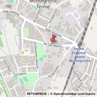 Mappa Via San Mauro, 19, 35036 Montegrotto Terme, Padova (Veneto)