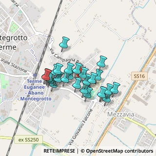 Mappa Via Gramsci, 35036 Montegrotto Terme PD, Italia (0.32593)