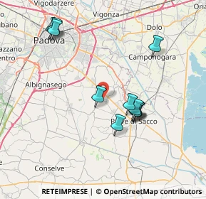 Mappa Via Ardoneghe, 35020 Legnaro PD, Italia (7.27636)
