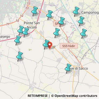 Mappa Via Ardoneghe, 35020 Legnaro PD, Italia (5.07077)