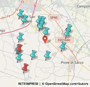 Mappa Via Ardoneghe, 35020 Legnaro PD, Italia (3.99824)