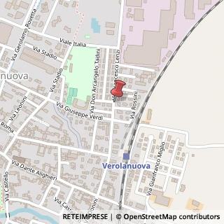 Mappa Via F. Lenzi, 4, 25028 Verolanuova, Brescia (Lombardia)