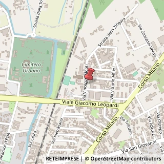 Mappa Via Vincenzo Monti, 9, 27029 Vigevano, Pavia (Lombardia)