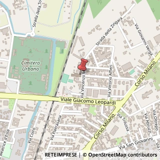Mappa Via Vincenzo Monti, 14, 27029 Vigevano, Pavia (Lombardia)