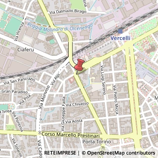 Mappa Piazza Martiri della Libertà, 1, 13100 Vercelli, Vercelli (Piemonte)