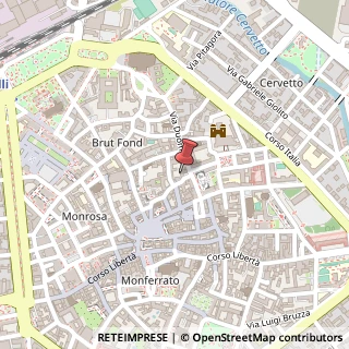 Mappa Via Leone, 21, 13100 Vercelli, Vercelli (Piemonte)