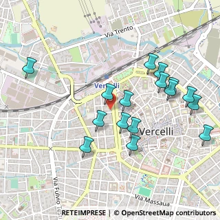 Mappa Via Michele Cerrone, 13100 Vercelli VC, Italia (0.50813)