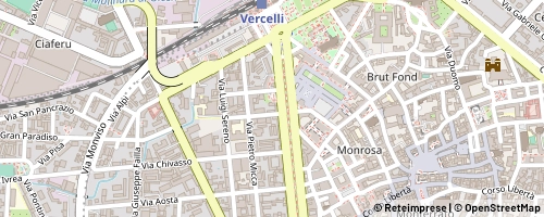 Mappa Vercelli