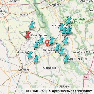 Mappa Via Teresio Olivelli, 27029 Vigevano PV, Italia (6.71375)