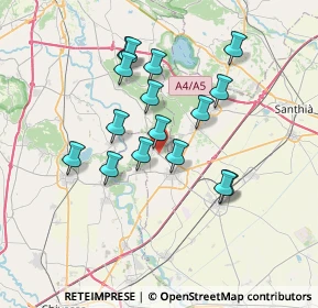 Mappa Via Cigliano, 13040 Moncrivello VC, Italia (6.22438)