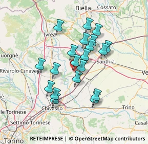 Mappa Via Cigliano, 13040 Moncrivello VC, Italia (11.652)