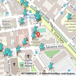 Mappa Via Rosanna Re Fulvia, 13100 Vercelli VC, Italia (0.09417)