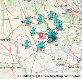 Mappa SP 192, 27020 Gravellona Lomellina PV, Italia (10.671)