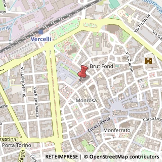 Mappa Via Dante Alighieri 93 Ex Monastero di San Pietro martire, 13100 Vercelli VC, Italia, 13100 Vercelli, Vercelli (Piemonte)