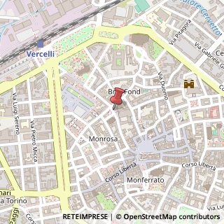 Mappa Via Galileo Ferraris, 58, 13100 Vercelli, Vercelli (Piemonte)