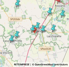 Mappa Via Giuseppe Verdi, 20080 Vernate MI, Italia (5.24)