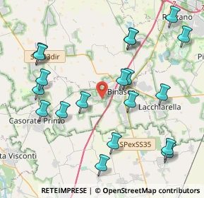Mappa Via Giuseppe Verdi, 20080 Vernate MI, Italia (4.65579)