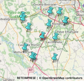 Mappa Via Giuseppe Verdi, 20080 Vernate MI, Italia (7.935)