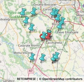 Mappa Via Paolo VI, 20080 Vernate MI, Italia (6.79368)