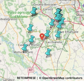 Mappa Via Giuseppe Verdi, 20080 Vernate MI, Italia (7.976)