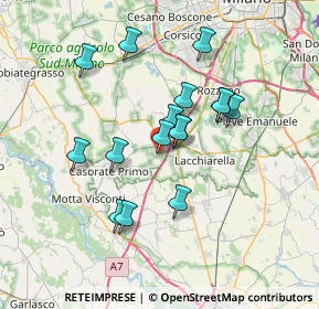Mappa Via Giuseppe Verdi, 20080 Vernate MI, Italia (6.04125)