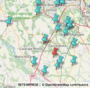 Mappa Via Paolo VI, 20080 Vernate MI, Italia (9.6725)