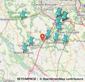 Mappa Via Giuseppe Verdi, 20080 Vernate MI, Italia (7.92923)