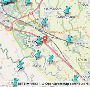 Mappa Autostrada del Sole, 20070 San Zenone Al Lambro MI, Italia (3.488)