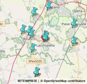 Mappa SP 40 angolo, 20084 Lacchiarella MI, Italia (3.66154)