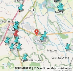 Mappa SP 40 angolo, 20084 Lacchiarella MI, Italia (2.922)