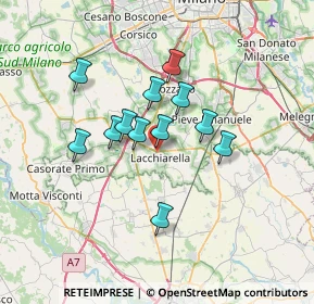 Mappa SP 40 angolo, 20084 Lacchiarella MI, Italia (5.3075)