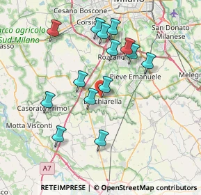 Mappa SP 40 angolo, 20084 Lacchiarella MI, Italia (7.06357)