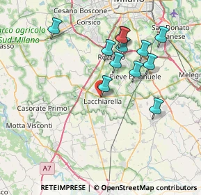 Mappa SP 40 angolo, 20084 Lacchiarella MI, Italia (7.1775)