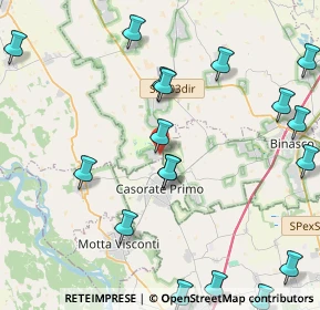 Mappa Via C. S. Cavallotti, 20080 Bubbiano MI, Italia (5.6835)