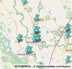 Mappa Via C. S. Cavallotti, 20080 Bubbiano MI, Italia (5.2525)