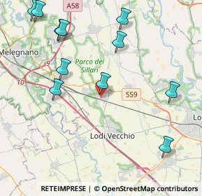 Mappa Via Lodi Vecchio, 26838 Tavazzano con Villavesco LO, Italia (4.98)