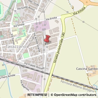 Mappa Via alcide de gasperi 7, 26858 Tavazzano con Villavesco, Lodi (Lombardia)