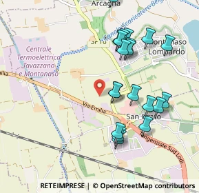 Mappa Via Emilia, 26836 Montanaso Lombardo LO, Italia (0.985)