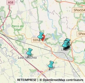 Mappa Via Emilia, 26836 Montanaso Lombardo LO, Italia (4.01909)